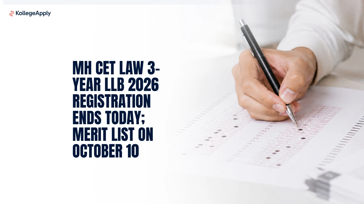 MH CET Law 3-Year LLB 2026 Registration Last Date Today       