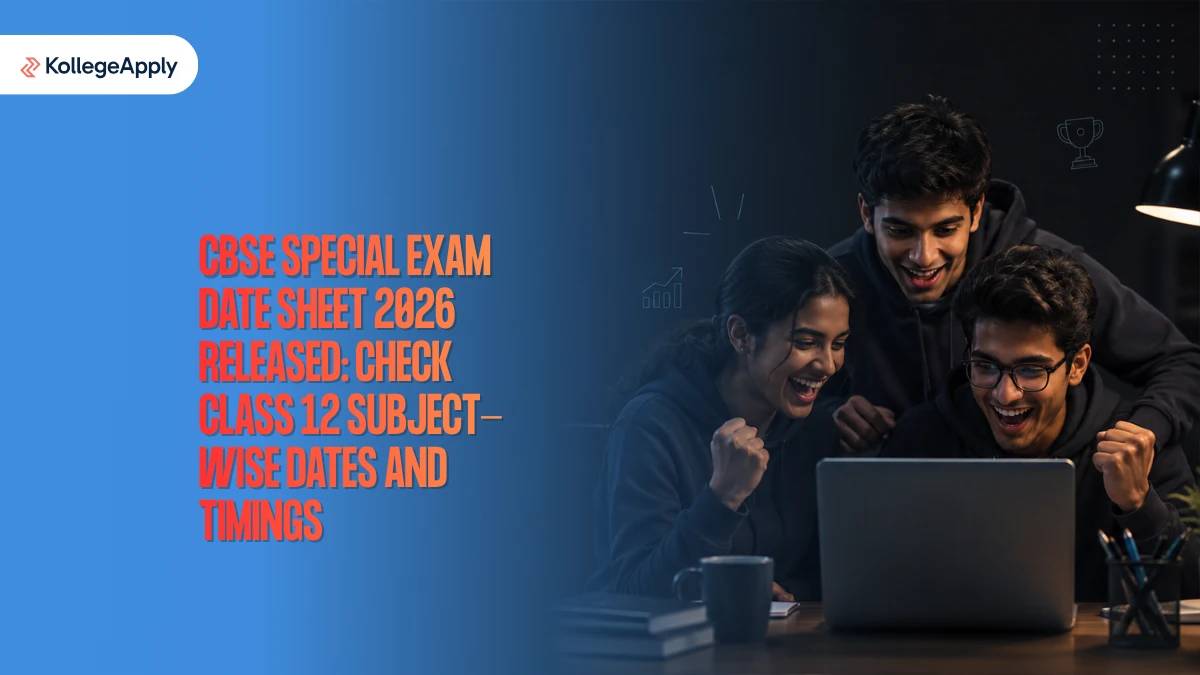 CBSE Special Exam Date Sheet 2026 Released: Check Class 12 Subject-Wise Dates and Timings