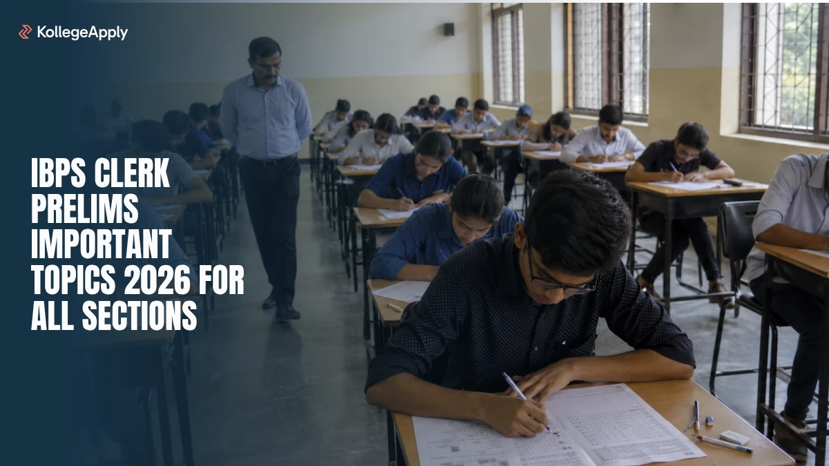 IBPS Clerk Prelims 2026: Important Topics  for All Sections 
