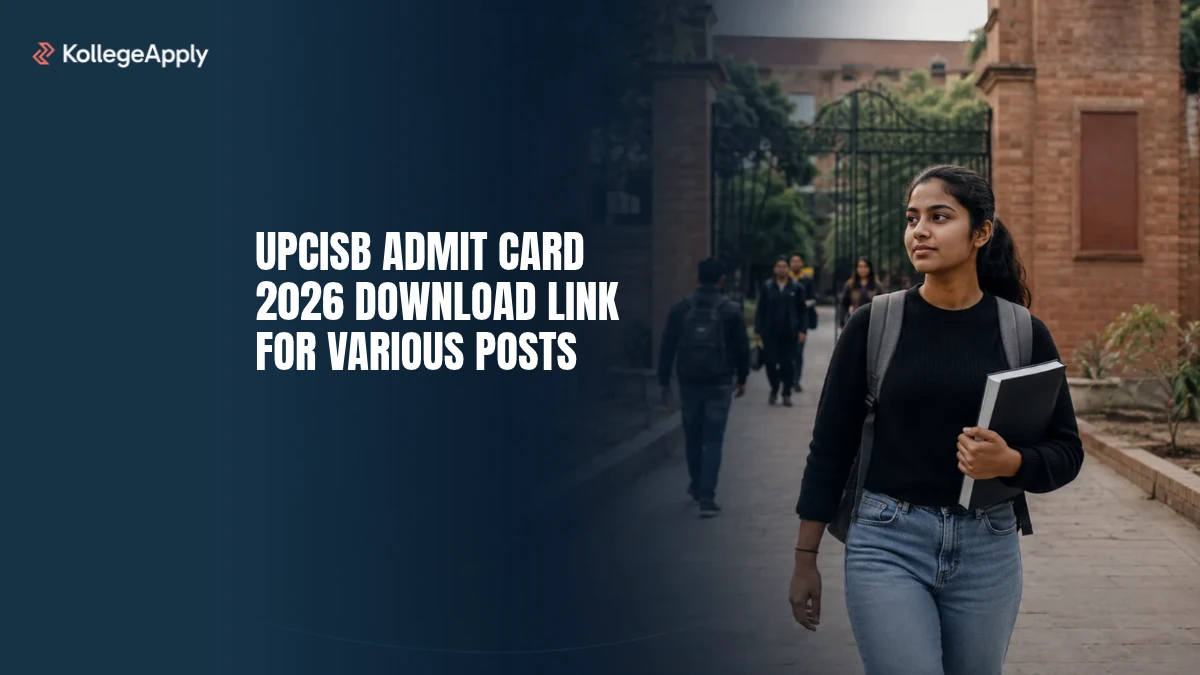 UPCISB Admit Card 2026 Download Link for Various Posts(Check)               