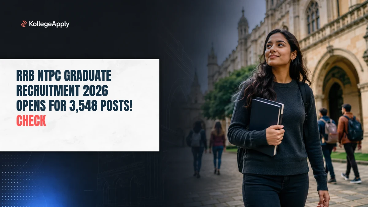 RRB NTPC Graduate Recruitment 2026 Opens for 3,548 Posts! (Check)