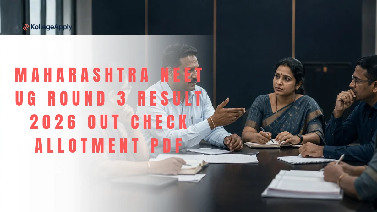 Maharashtra NEET UG Round 3 Result 2026 (Out): Download the PDF