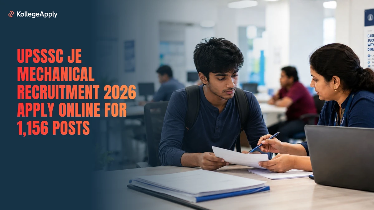 UPSSSC JE Mechanical Recruitment 2026: Apply Online for 1,156 Posts