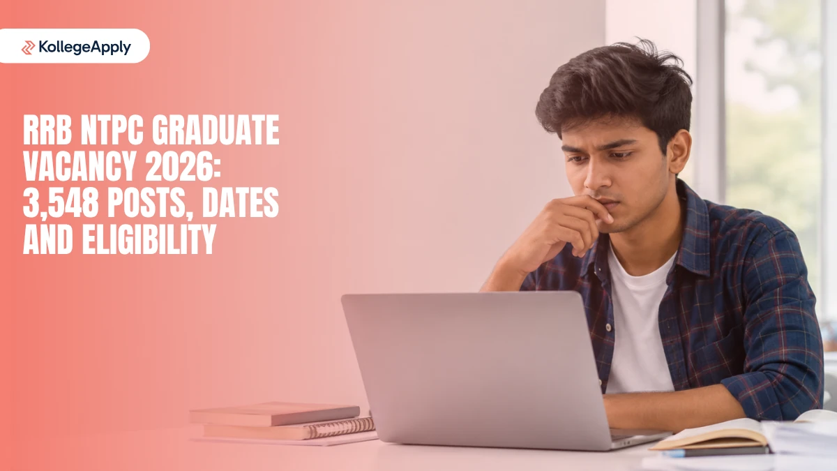 RRB NTPC Graduate Vacancy 2026: 3,548 Posts, Dates and Eligibility