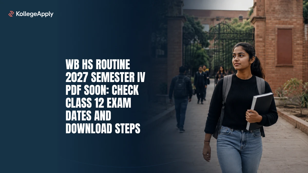 WB HS Routine 2027: Semester IV PDF Soon, Check Class 12 Exam Dates and Download Steps

