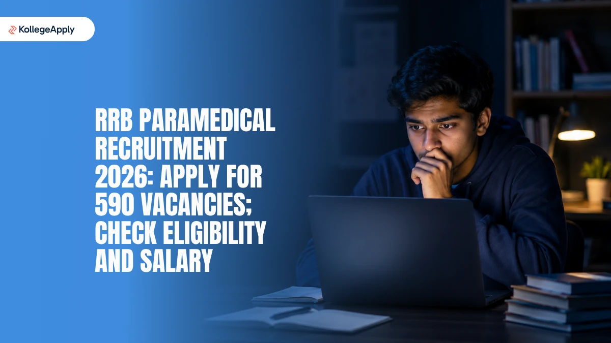 RRB Paramedical Recruitment 2026: Apply for 590 Vacancies, Check Eligibility and Salary
