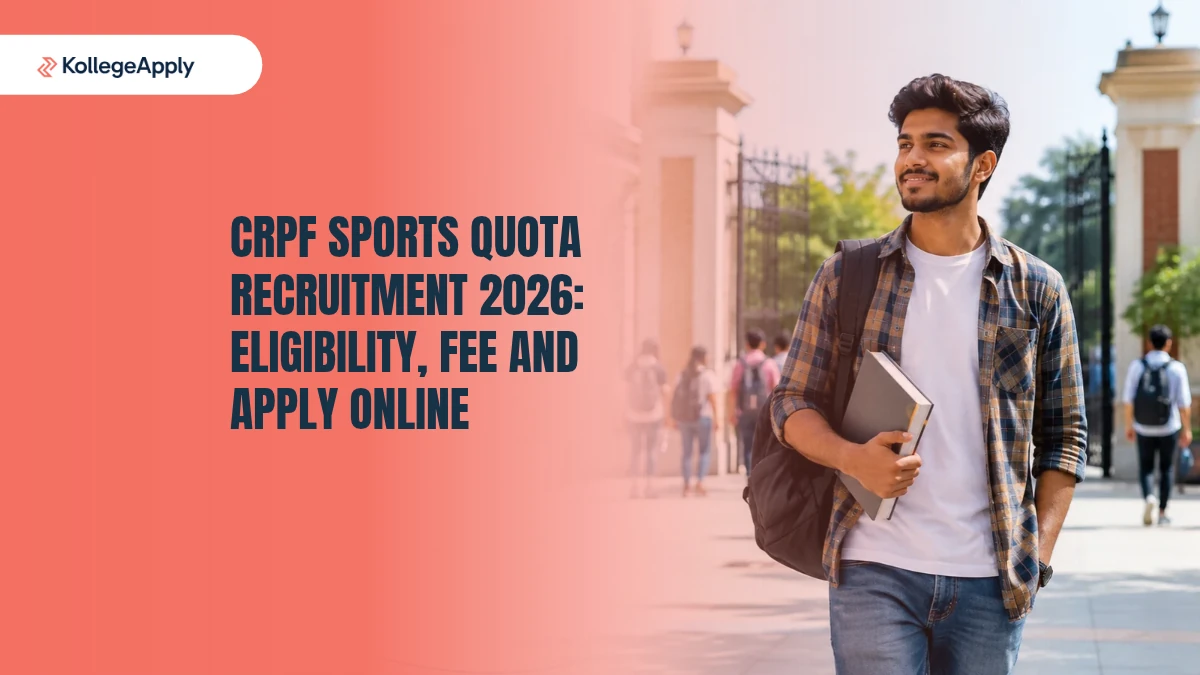CRPF Sports Quota Recruitment 2026 (Ongoing): Eligibility, Fee, and Apply Online          