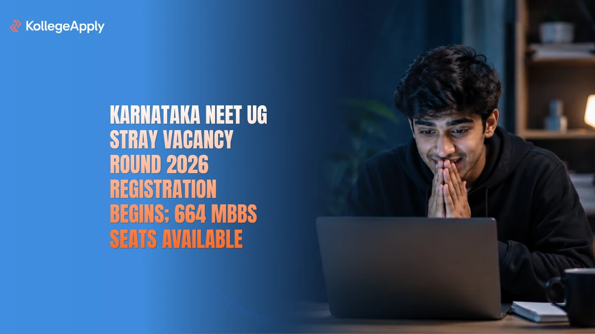 Karnataka NEET UG Stray Vacancy Round 2026: Registration Begins for MBBS Seats