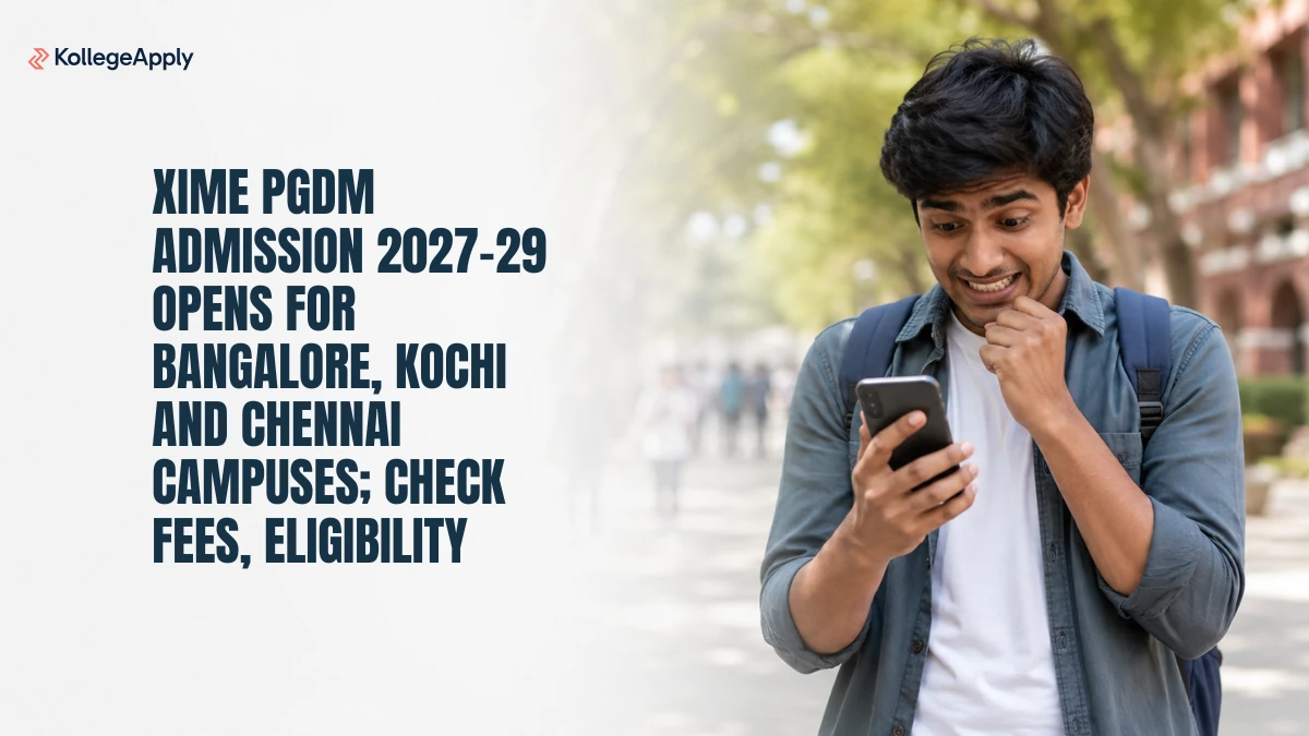 XIME PGDM Admission 2027-29 Open: Apply Here                 