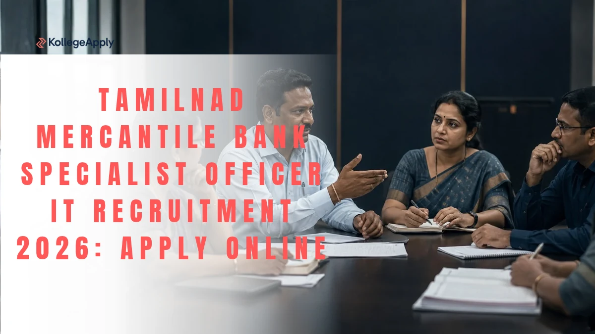 Tamilnad Mercantile Bank Specialist Officer IT Recruitment 2026