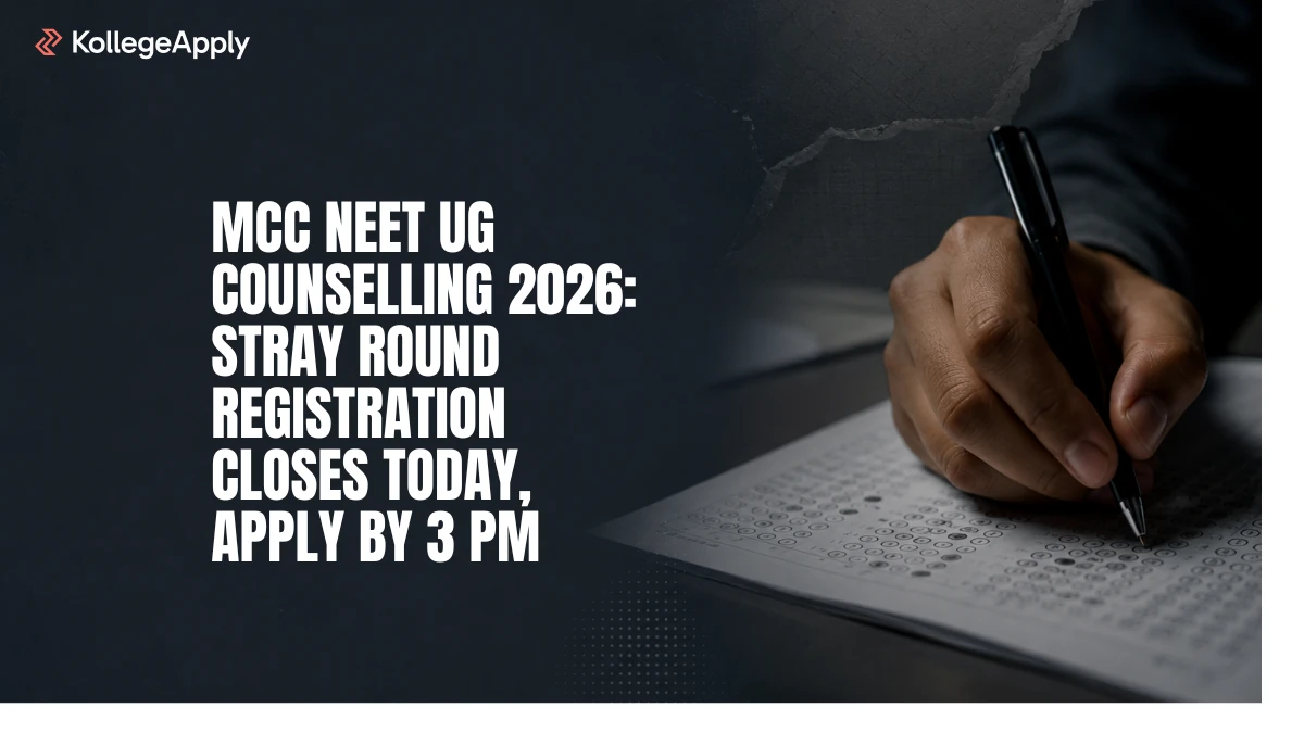 MCC NEET Counselling 2026: Stray Round Last Date Today
 Copy Meta Title 