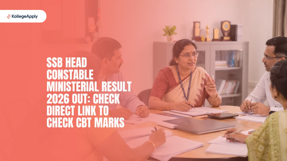 SSB Head Constable Ministerial Result 2026 (OUT): Direct Link to Check CBT Marks Here
