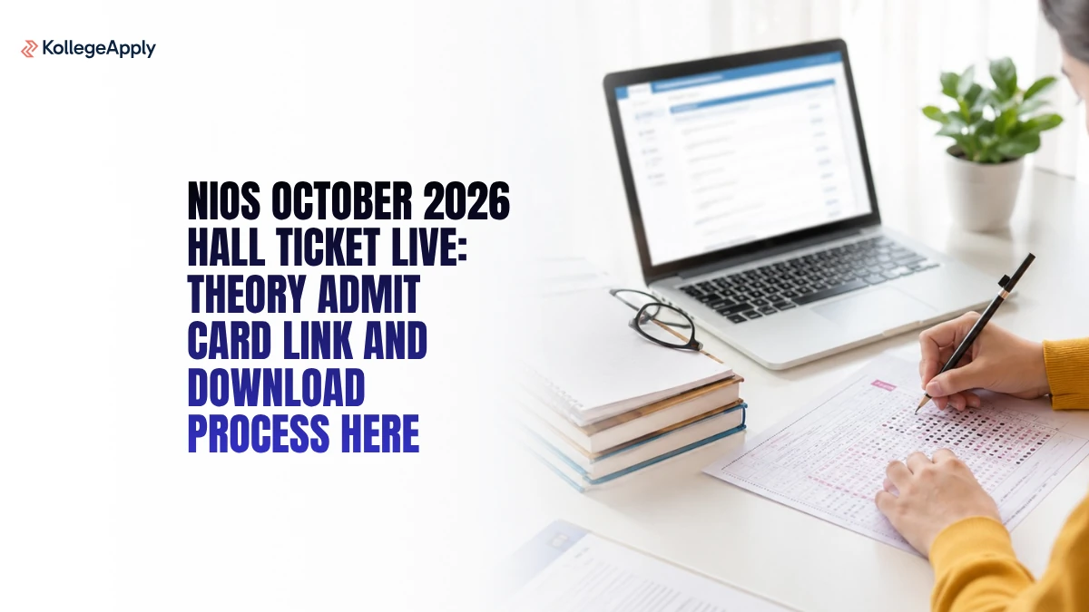 NIOS October 2026 Hall Ticket LIVE: Theory Admit Card Link and Download Process Here