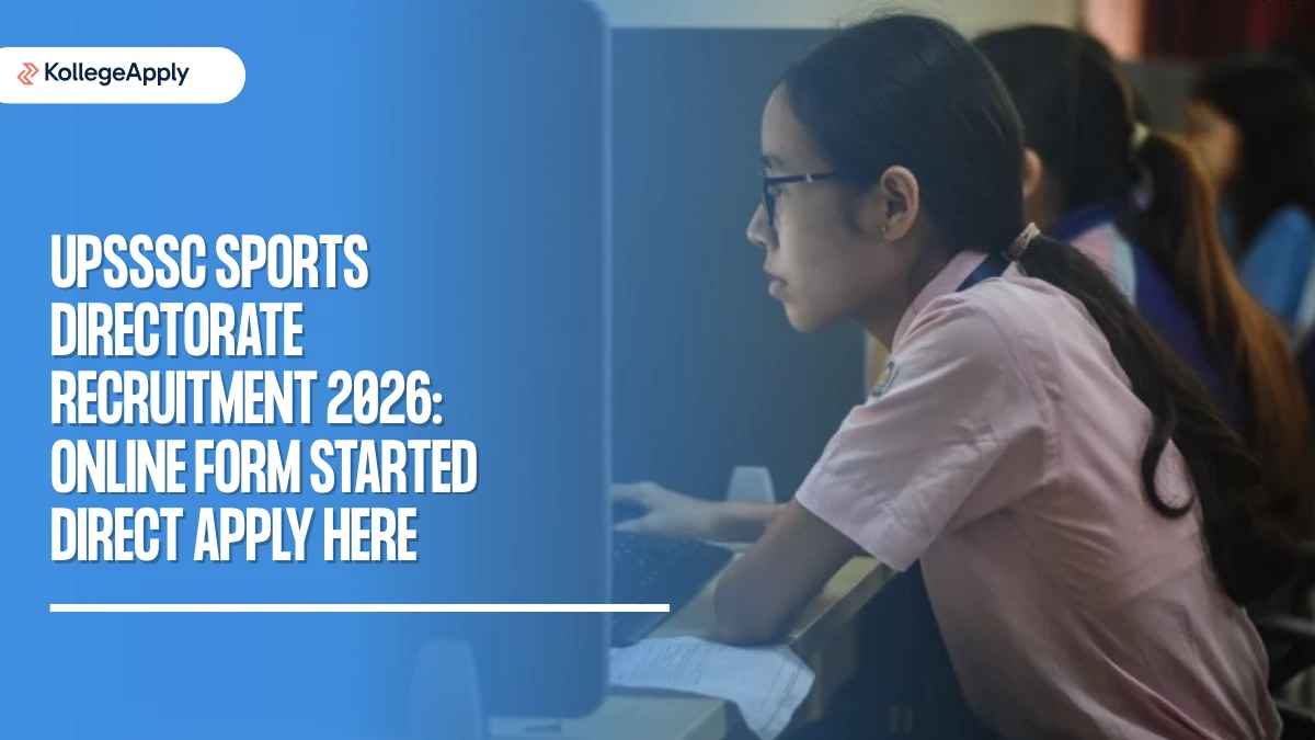 UPSSSC Sports Directorate Recruitment 2026: Online Form Started for 108 Posts, Apply Now 