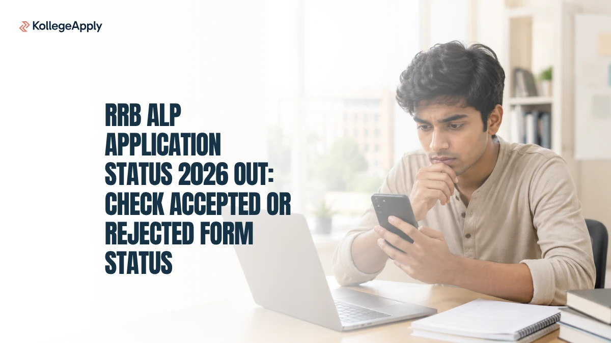 RRB ALP Application Status 2026 Out: Check Accepted or Rejected Form Status Here