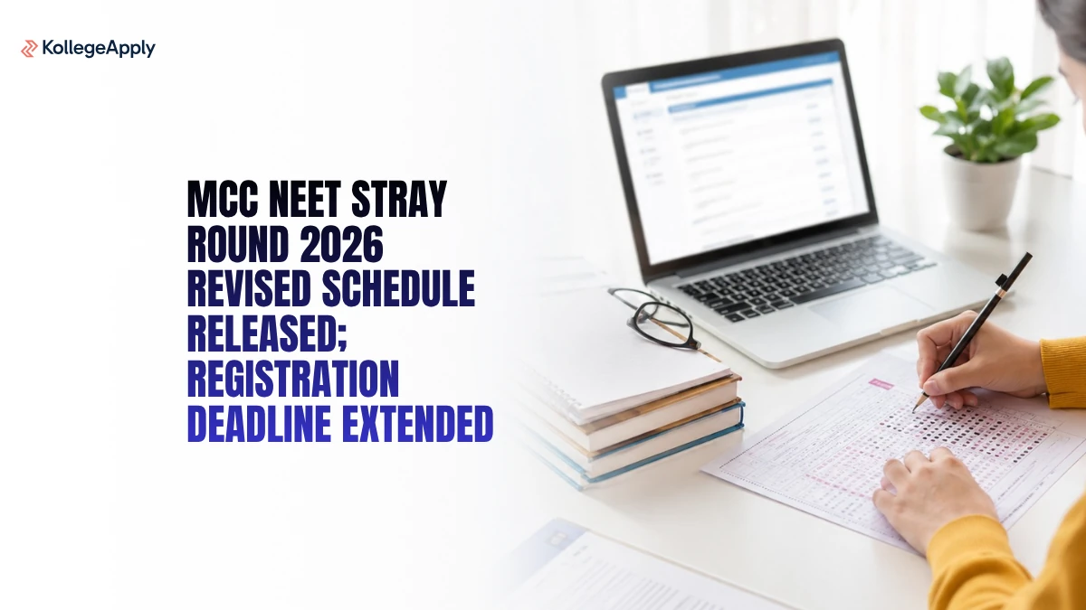MCC NEET Stray Round 2026: Revised Schedule Released, Registration Deadline Extended to October 16