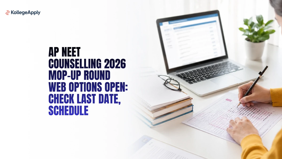 AP NEET Counselling 2026: Mop-Up Round Web Options Open, Check Last Date, Schedule
