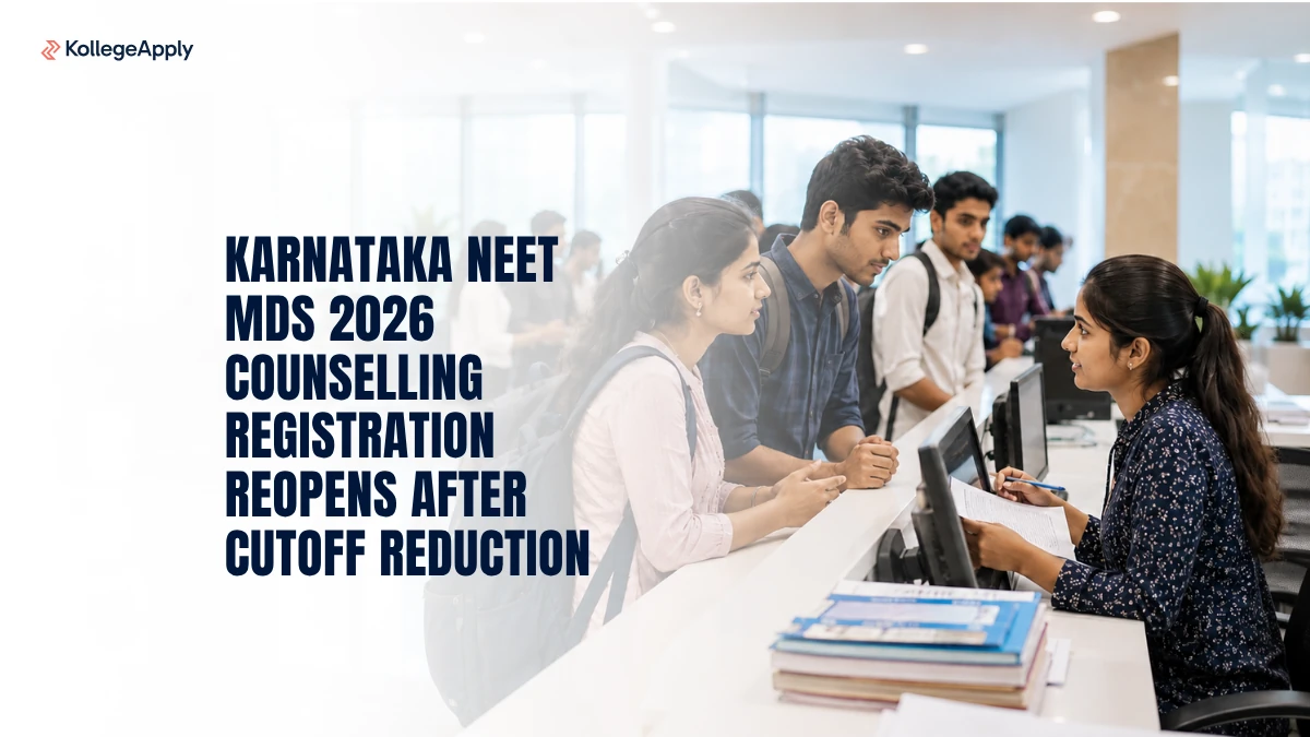 Karnataka NEET MDS 2026: Counselling Registration Reopens After Cutoff Reduction