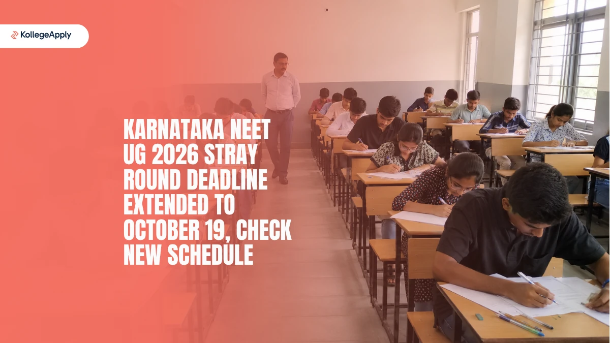 Karnataka NEET UG 2026: Stray Round Deadline Extended to October 19, Check New Schedule
