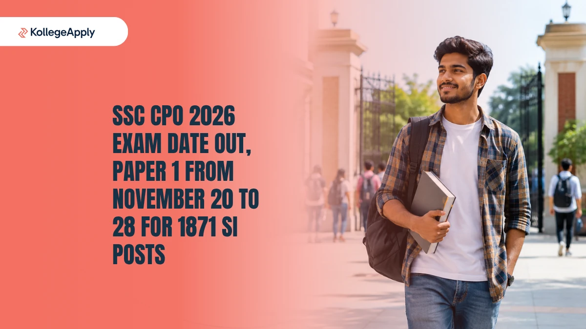 SSC CPO 2026 Exam Date: Check Paper 1 Date, vacancies, Steps to Apply Here
