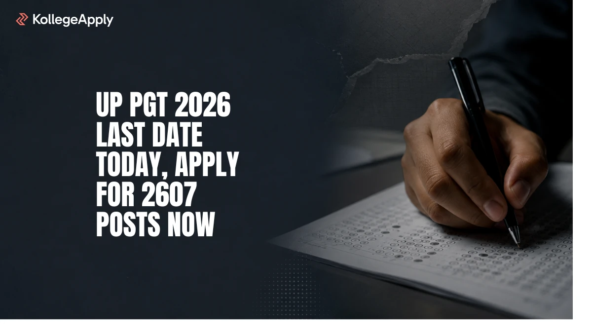 UP PGT 2026: Last Date Today, Apply for 2607 Posts Now, Direct Link Here
