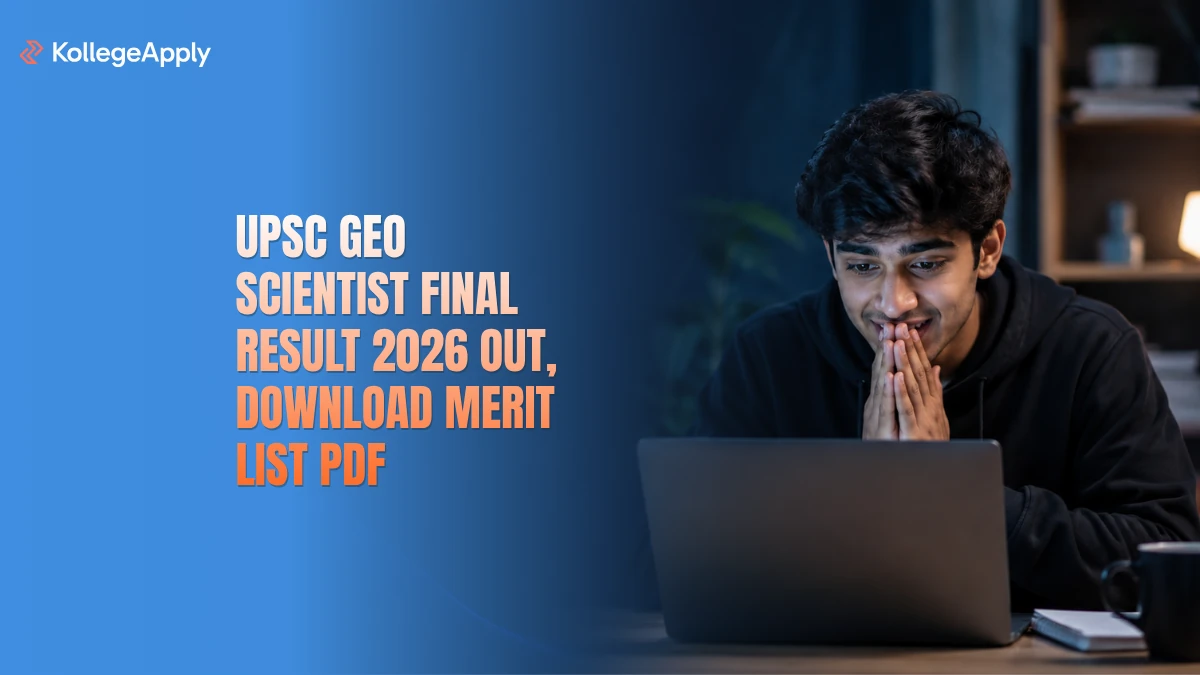 UPSC Geo Scientist Final Result 2026 (Out): Download Merit List PDF Here
