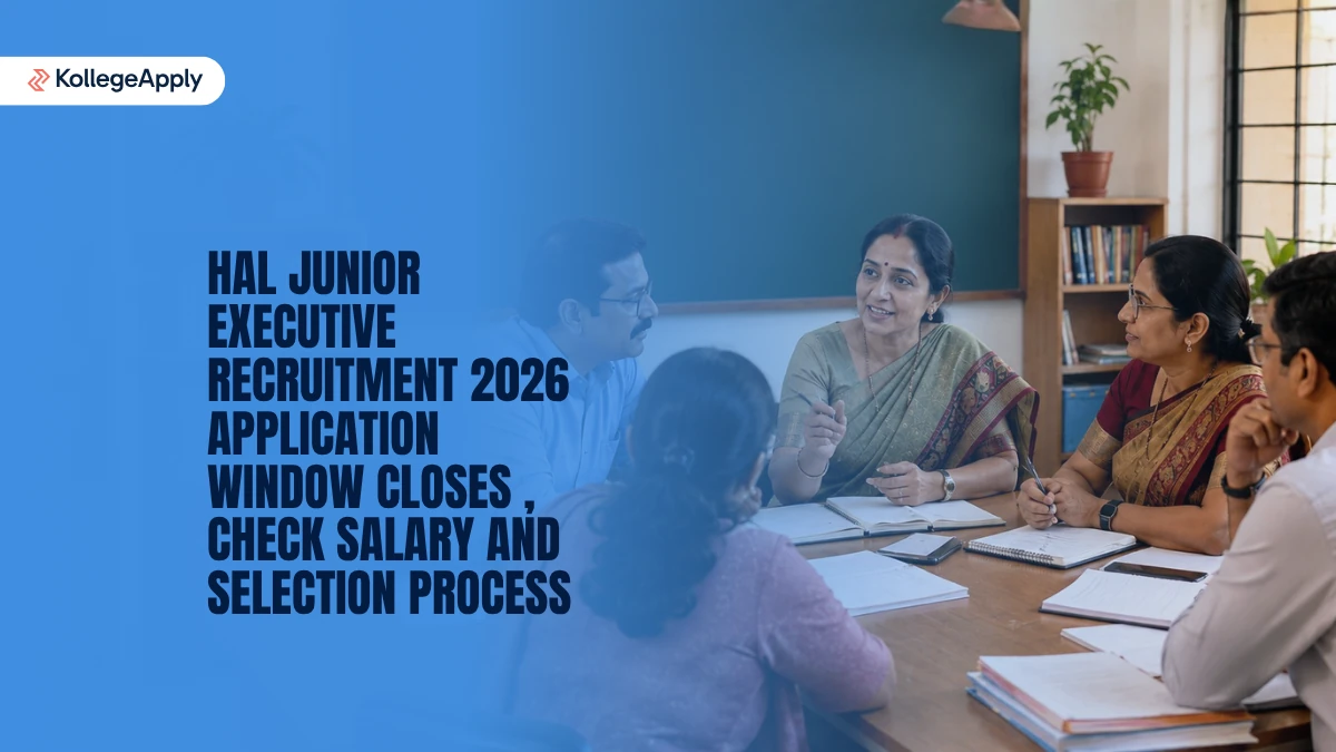 HAL Junior Executive Recruitment 2026: Application Window Closes, Check Salary & Selection Process
