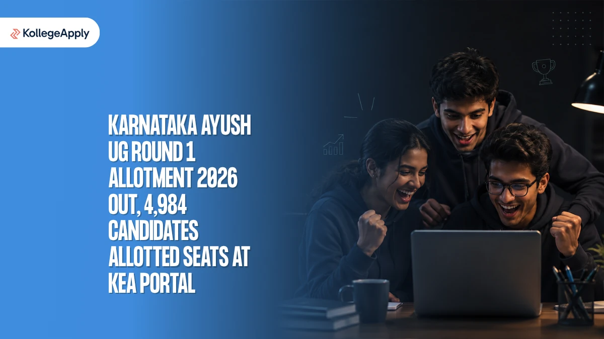 Karnataka AYUSH UG Round 1 Allotment 2026 (Out): 4,984 Candidates Allotted Seats at KEA Portal
