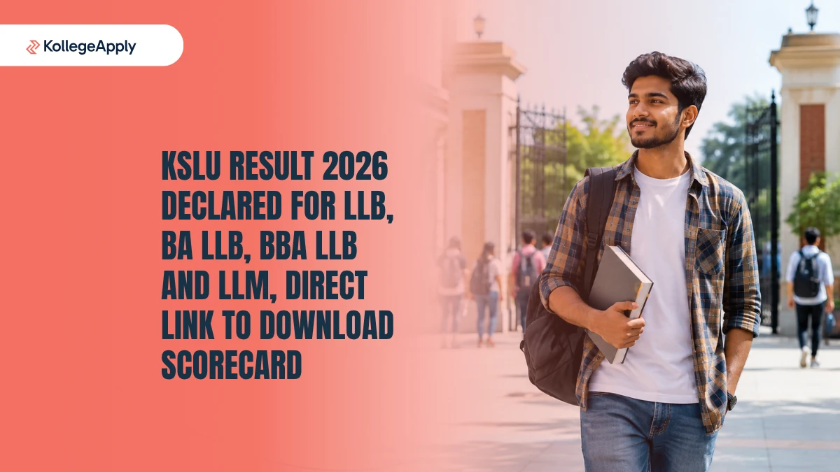 KSLU Result 2026: Check  LLB, BA LLB, BBA LLB and LLM Result, Direct Link to Download Scorecard
