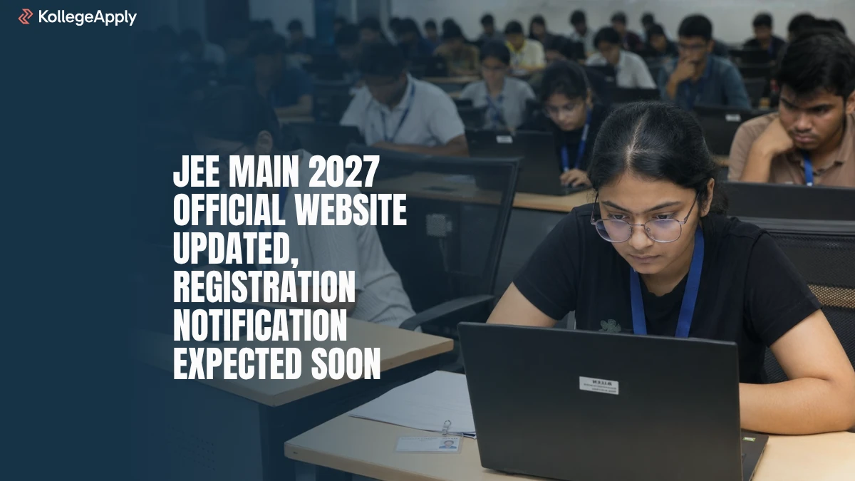 JEE Main 2027 Official Website Updated, Registration Notification Expected Soon

