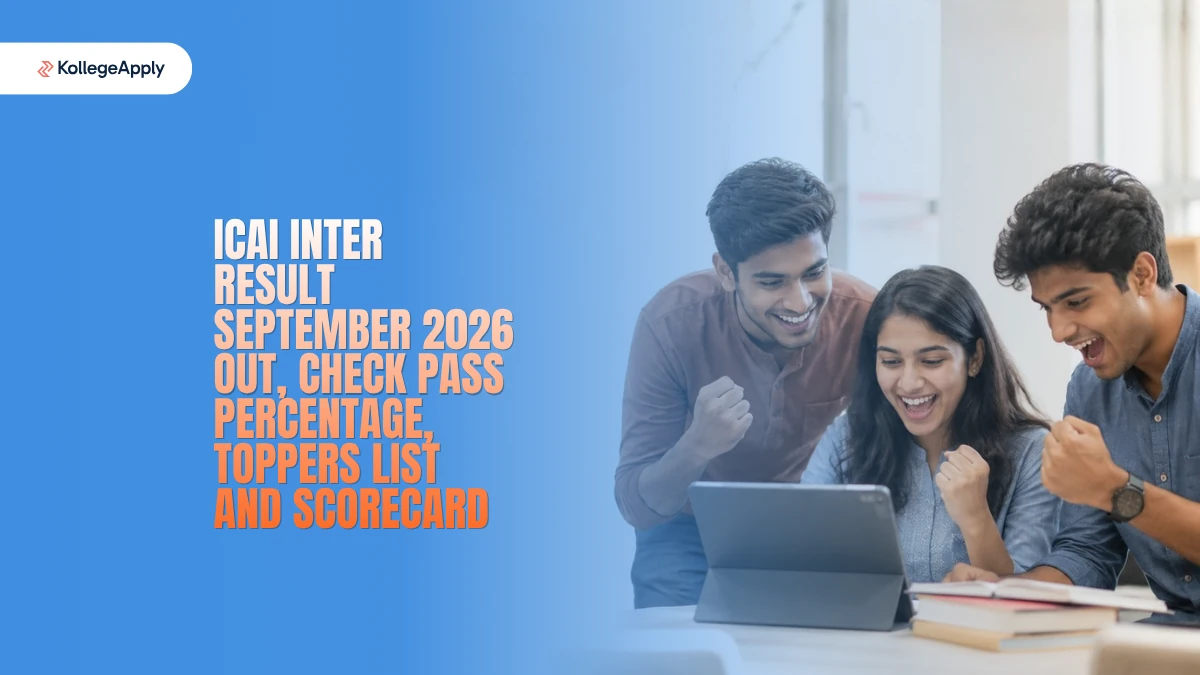 ICAI Result September 2026 OUT: Check Pass Percentage, Toppers List and Scorecard
