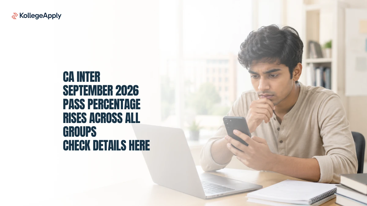 CA Inter September 2026:  Pass Percentage Rises Across All Groups, Details Here

