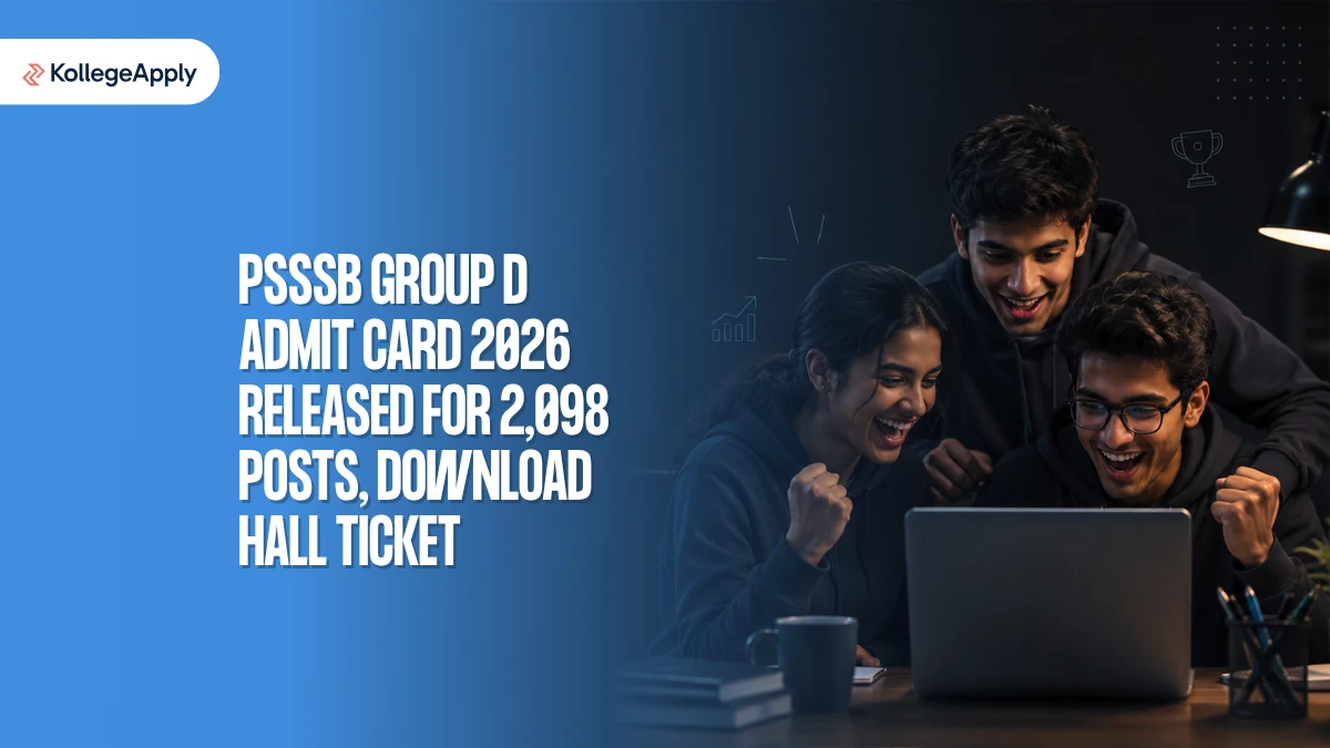 PSSSB Group D Admit Card 2026 (Released): Download Hall Ticket for 2,098 Posts, 
