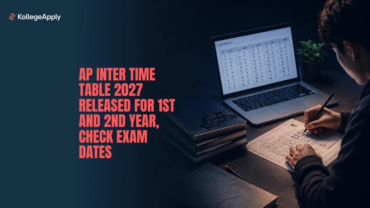 AP Inter Time Table 2027 Released: Check 1st and 2nd Year Exam Dates Here
