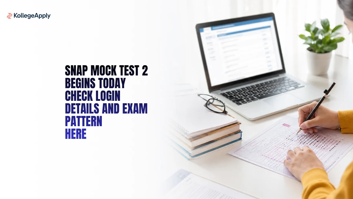 SNAP Mock Test 2 Begins Today:  Check Login Details, Exam Pattern, Steps Here

