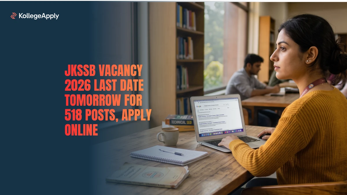 JKSSB Vacancy 2026: Last Date Tomorrow for 518 Posts, Apply Online Here