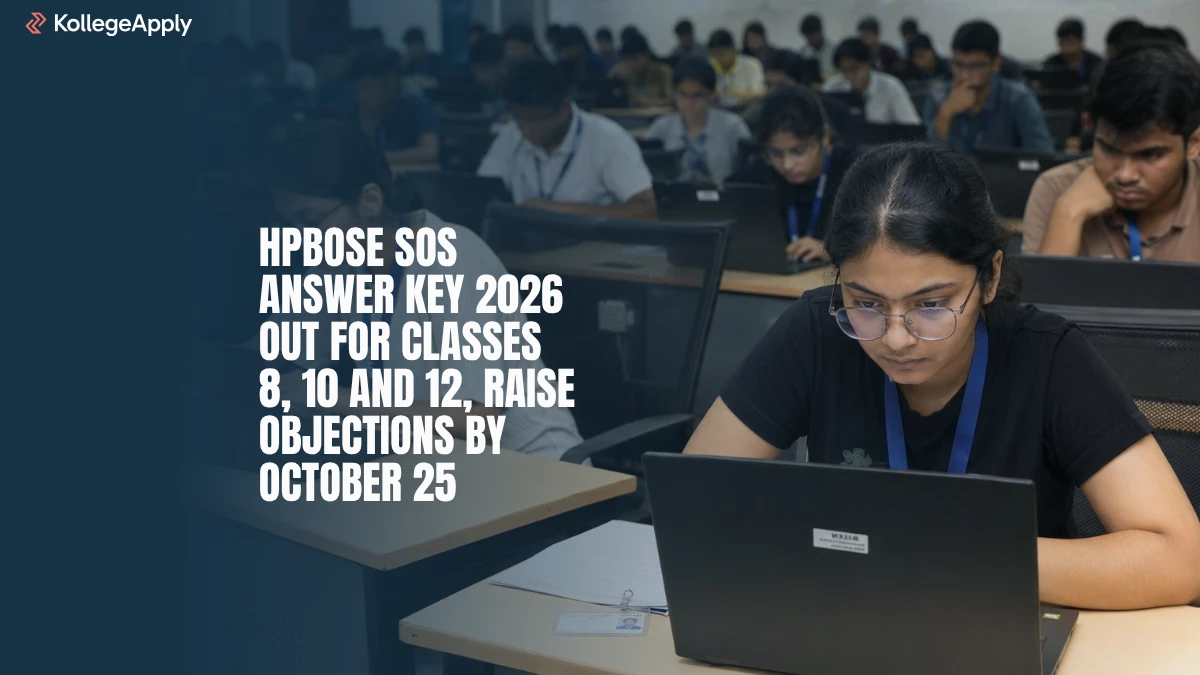 HPBOSE SOS Answer Key 2026 Out for Classes 8, 10 and 12:  Raise Objections by October 25

