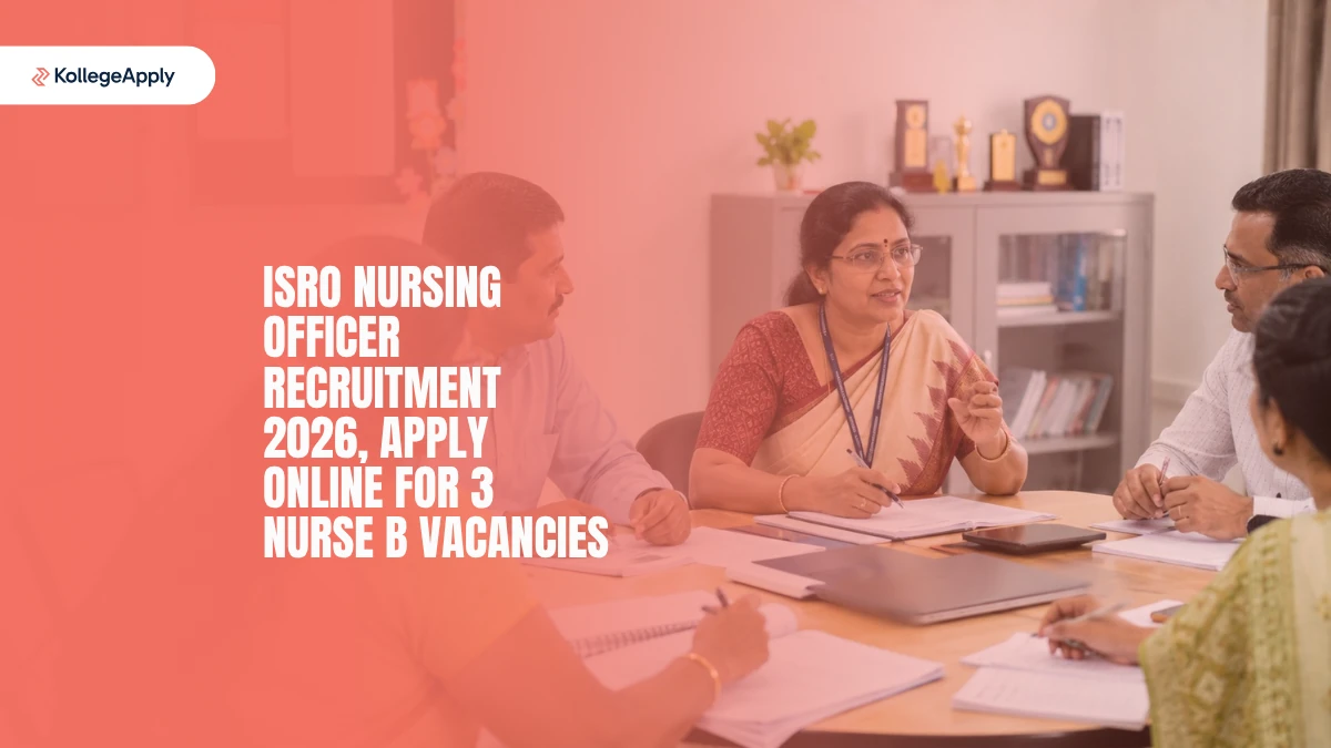 ISRO Nursing Officer Recruitment 2026: Apply Online for 3 Nurse B Vacancies
