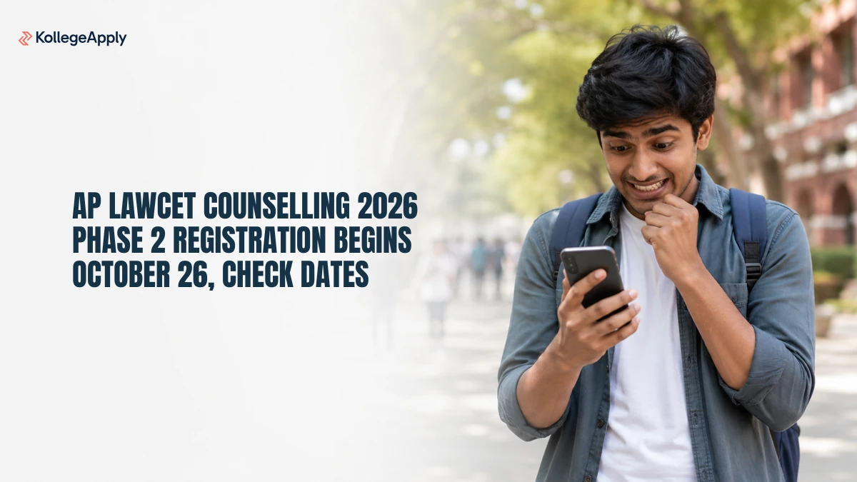 AP LAWCET Counselling 2026: Phase 2 Registration Begins October 26, Check Dates