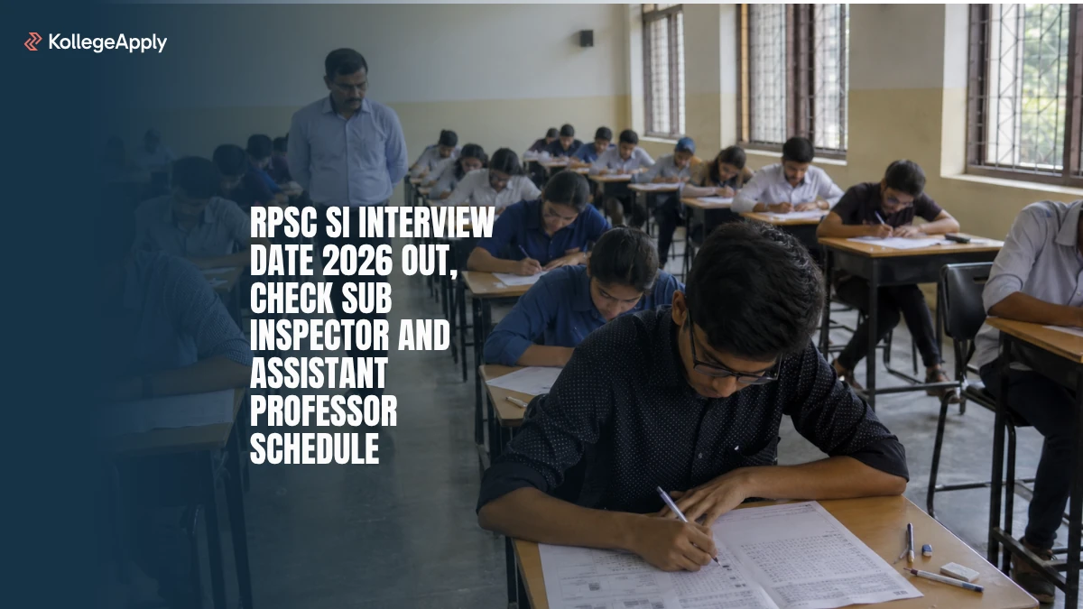 RPSC SI Interview Date 2026 Out: Check Sub Inspector and Assistant Professor Schedule
