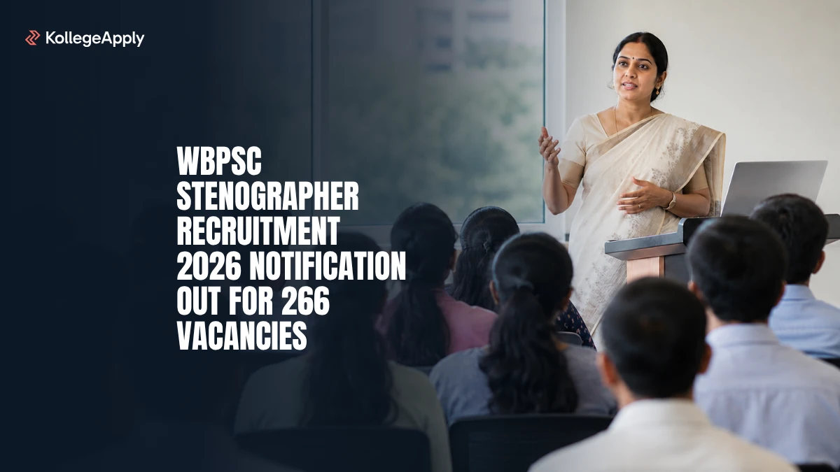 WBPSC Stenographer Recruitment 2026: Notification Out for 266 Vacancies
