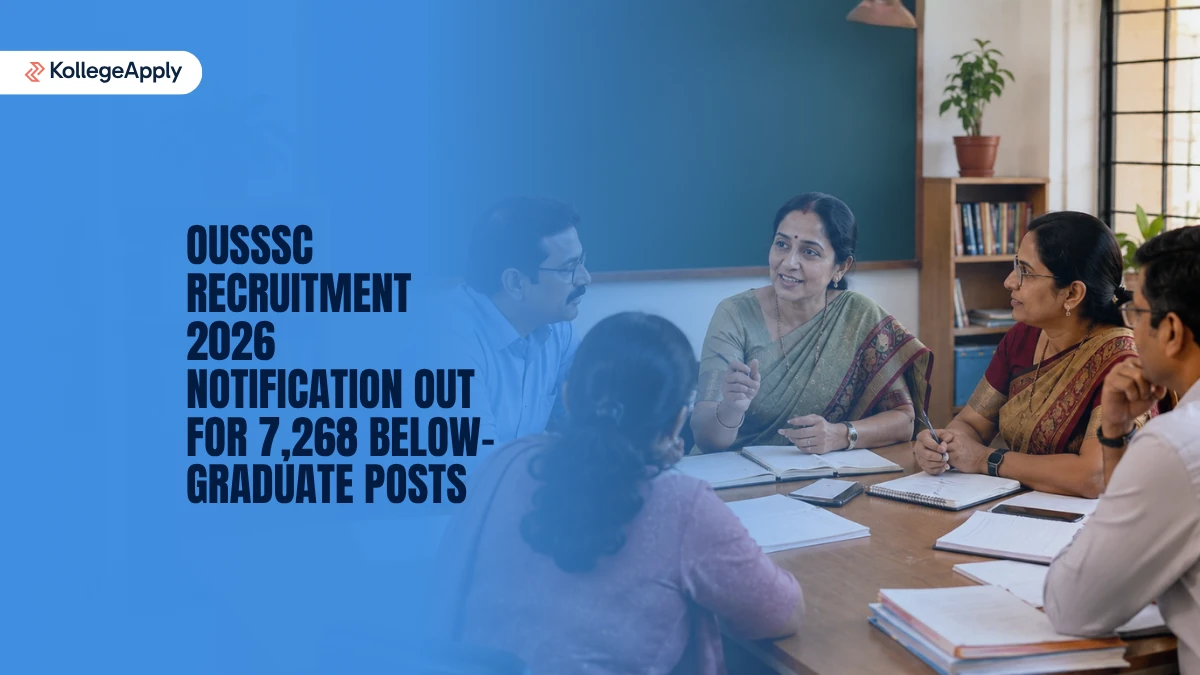 OUSSSC Recruitment 2026: Notification Out for 7,268 Below-Graduate Posts, Apply Here
