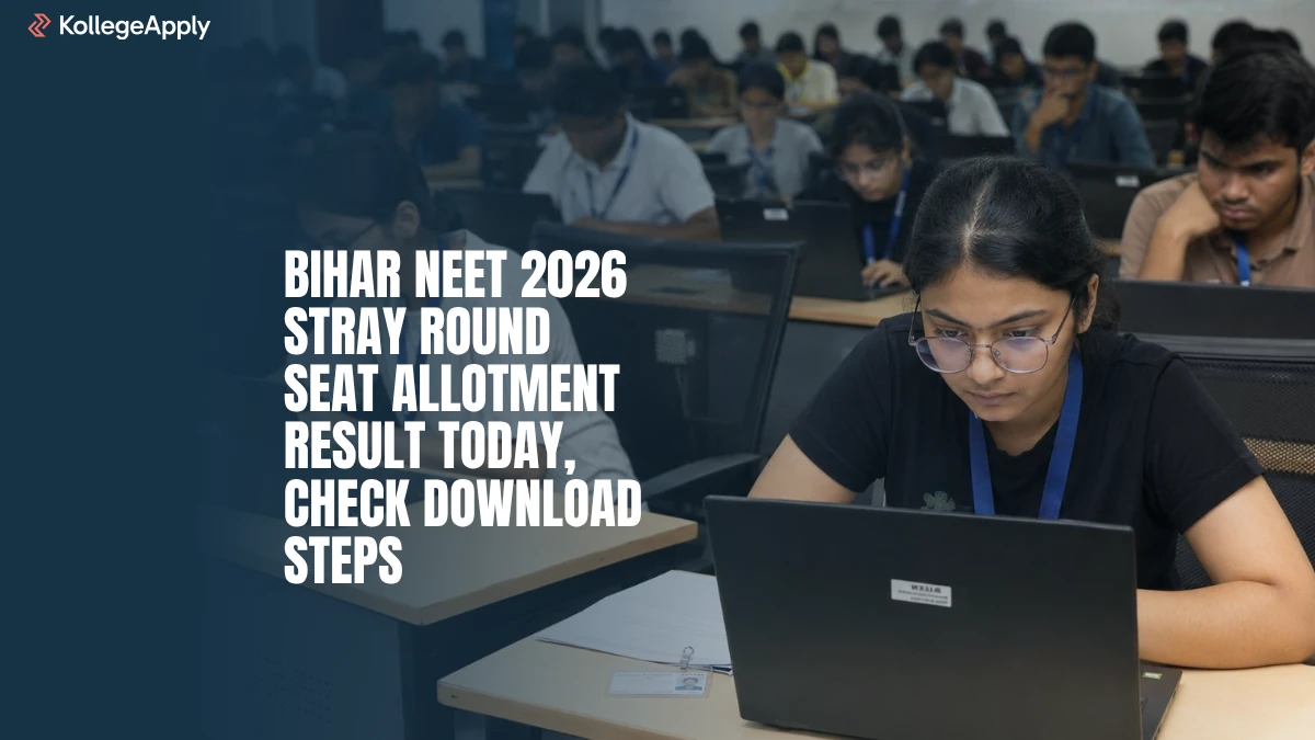 Bihar NEET 2026 Stray Round Seat Allotment Result Today: Check Download Steps
