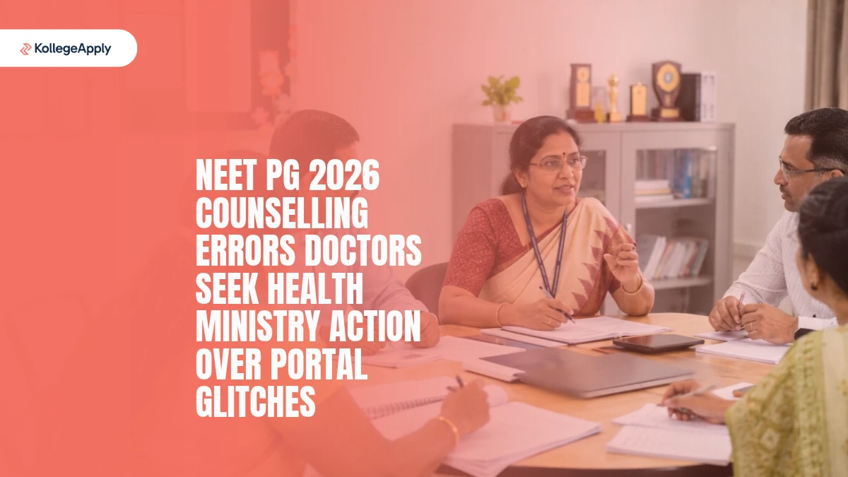 NEET PG 2026 Counselling Errors: Doctors Seek Health Ministry Action Over Portal Glitches
