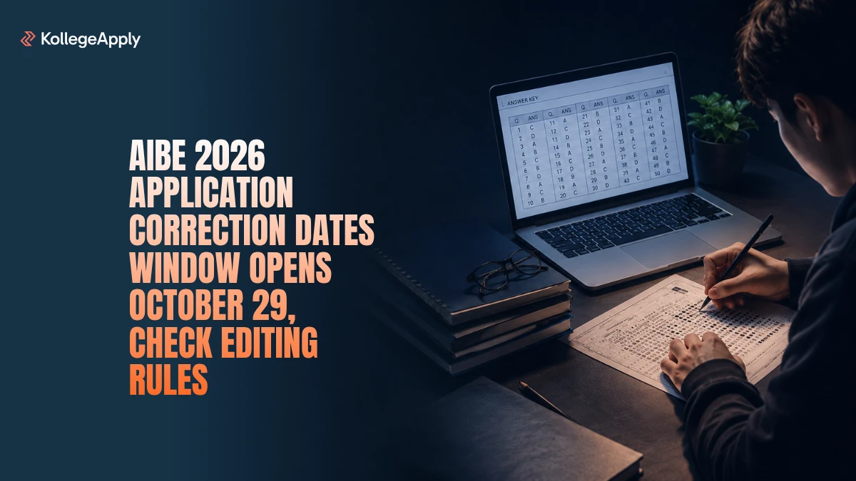AIBE 2026 Application Correction Dates: Window Opens October 29, Check Editing Rules