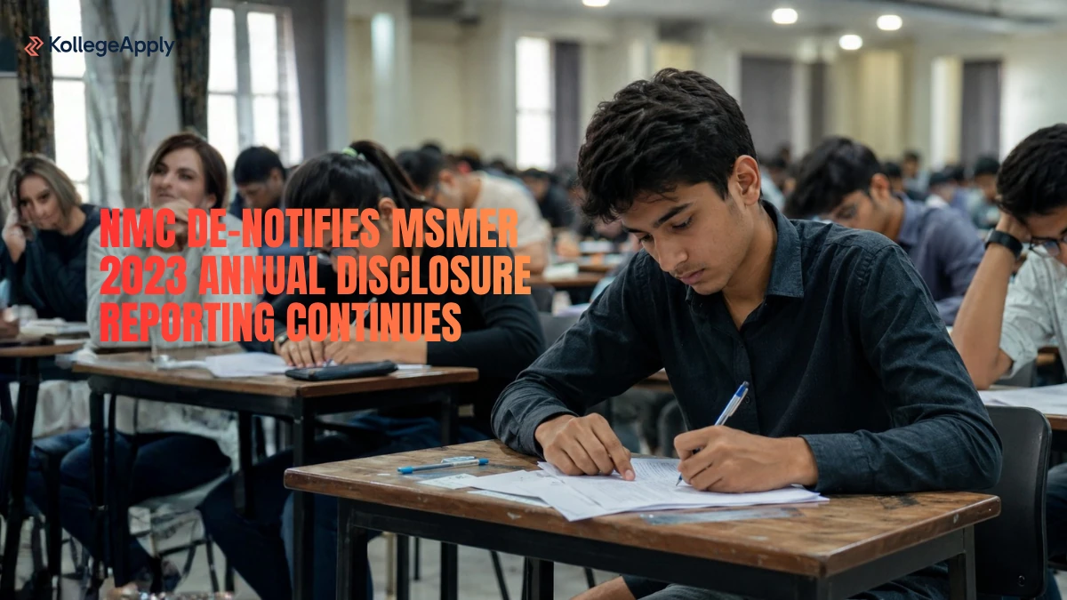 NMC De-notifies MSMER 2023: Annual Disclosure Reporting Continues