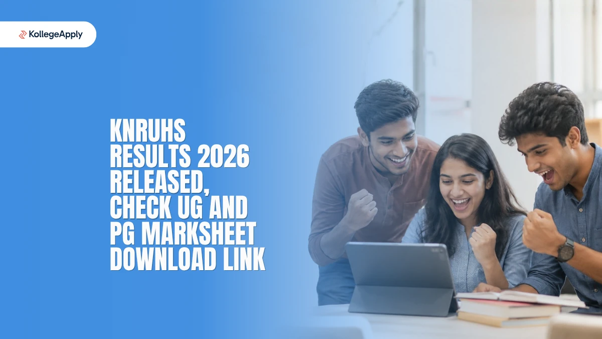 KNRUHS Results 2026 Released: Check UG and PG Marksheet Download Link
