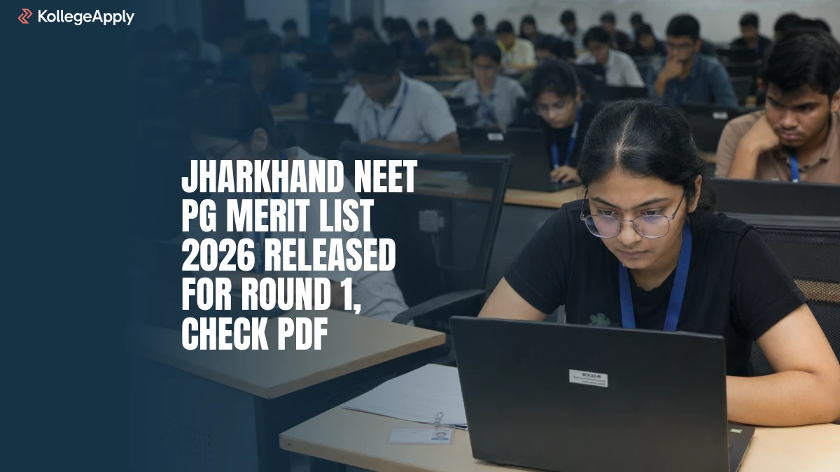 Jharkhand NEET PG Merit List 2026 Released: Check Round 1 Allotment, PDF Here

