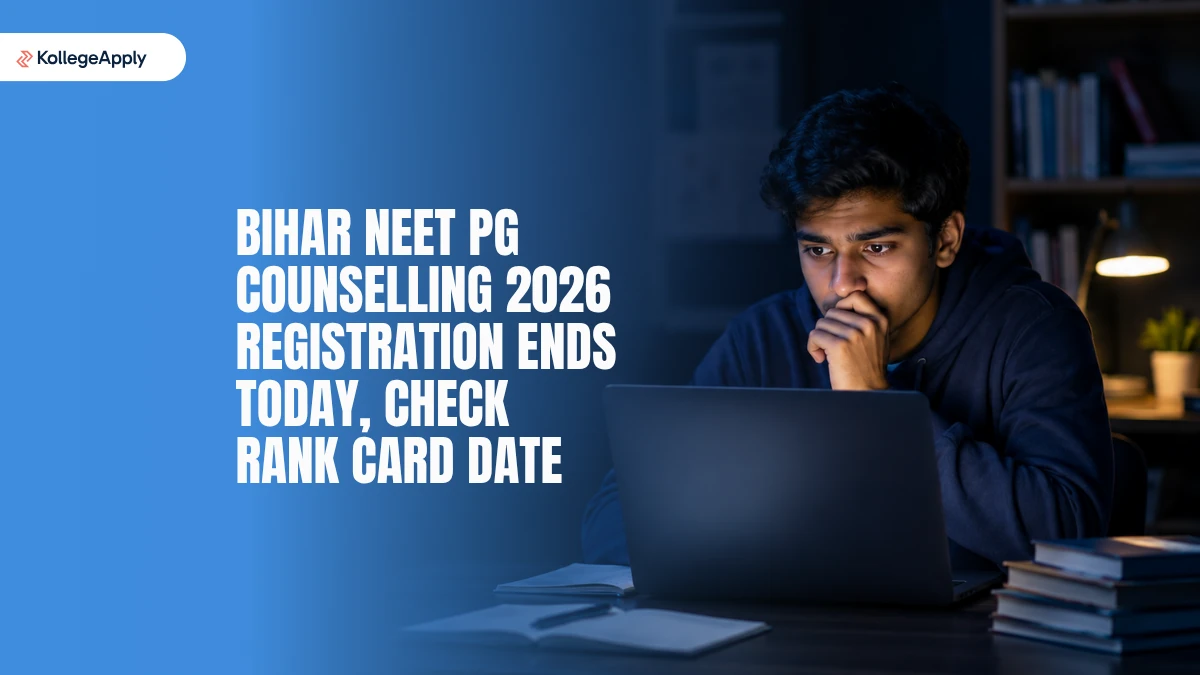Bihar NEET PG Counselling 2026: Registration Ends Today, Check Rank Card Date
