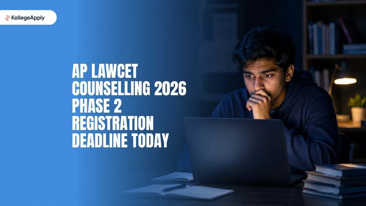 AP LAWCET Counselling 2026: Phase 2 Registration Deadline Today